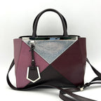 2jours leather crossbody bag Fendi Multicolour in Leather  LA10723
