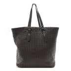 Nappa Intrecciato Large Tote Ebano