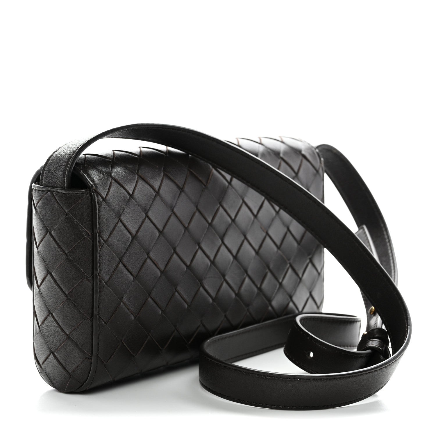 Nappa Intrecciato Mini Andiamo Crossbody Bag  Fondant