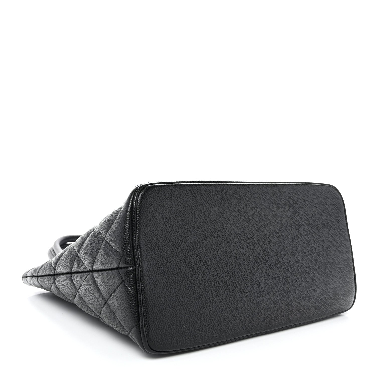 Caviar Quilted Medallion Tote Black