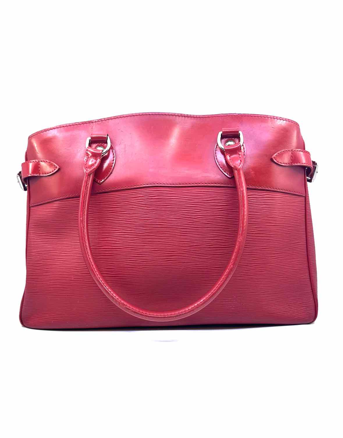 LOUIS VUITTON Passy GM Red Leather Epi Handbag