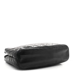 Lambskin Quilted Shoulder Bag Black