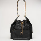 Chanel 25 Medium Caviar Gold-Tone Black 2025