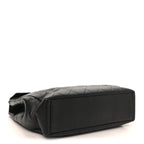 Caviar Quilted Single Flap Black