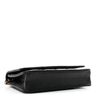 Lambskin Quilted Wallet On Chain WOC Black