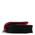 Jersey Quilted Micro Mini Flap Black