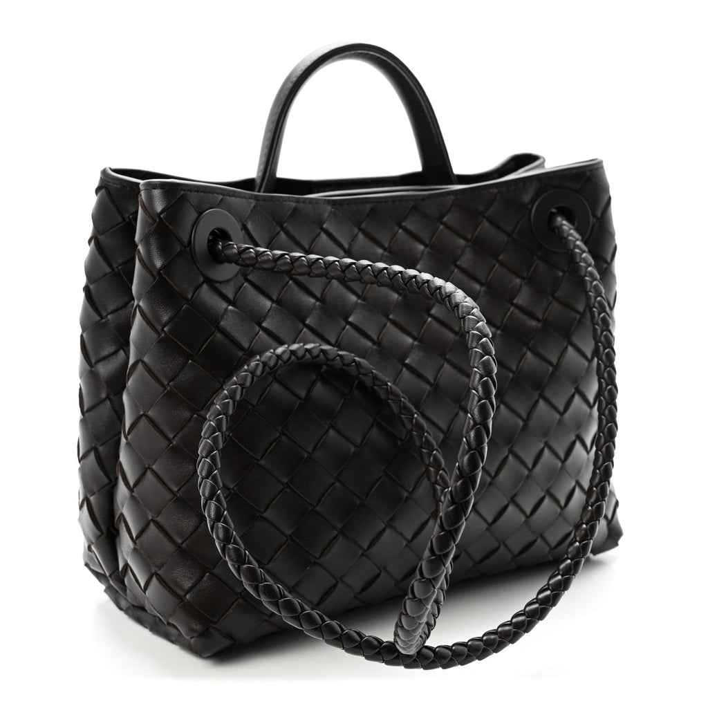 Nappa Intrecciato Small Andiamo Shoulder Bag Fondant