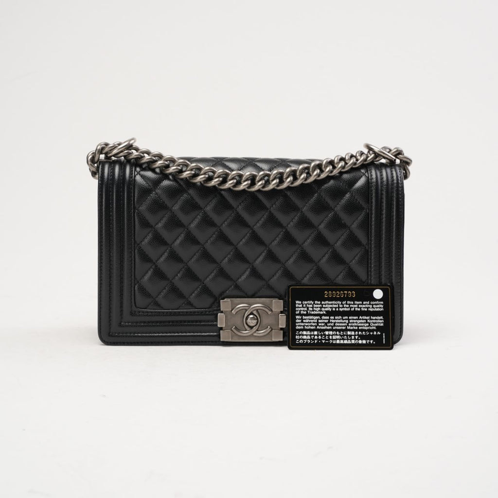 Chanel Medium Le Boy Bag Lamb Black 2020
