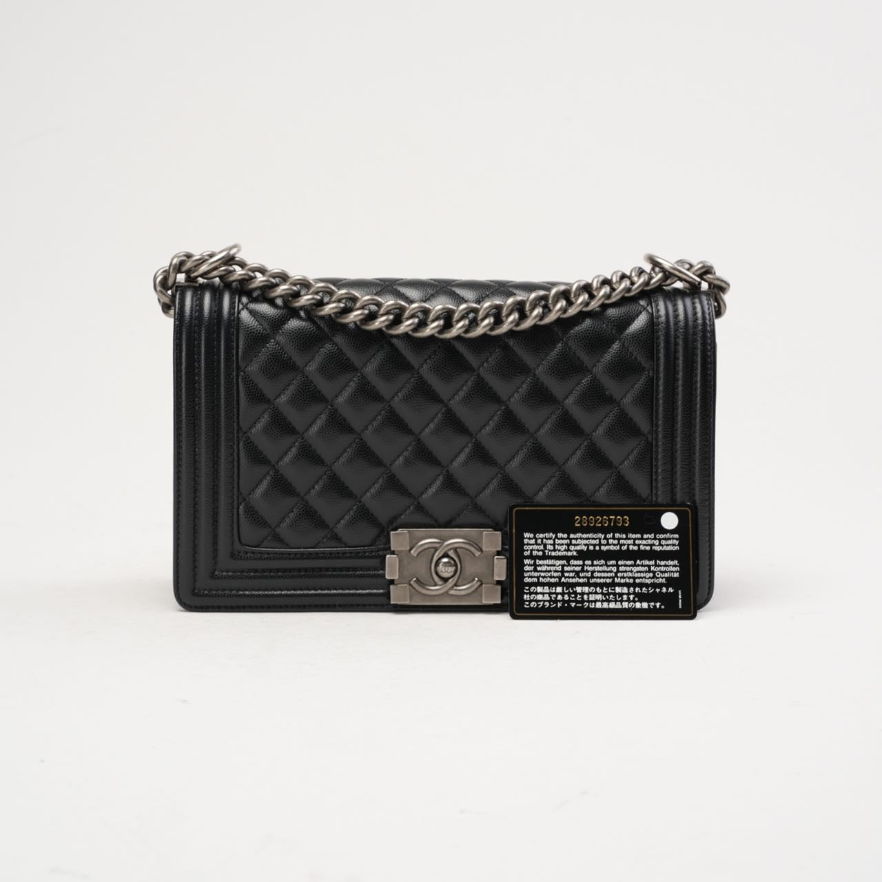 Chanel Medium Le Boy Bag Lamb Black 2020