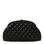 Lambskin Quilted Timeless Clutch Black