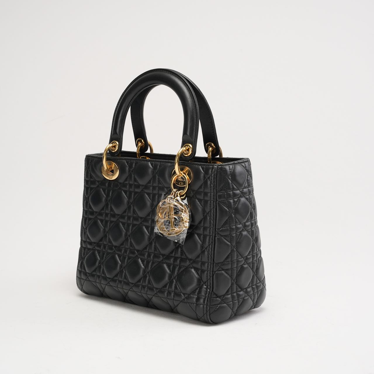 Dior Lady Medium Lamb Black 2015