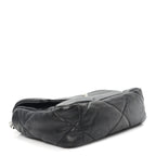 Lambskin Quilted Medium Chanel 19 Flap Black
