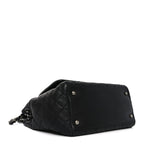Calfskin Quilted Istanbul Accordion Flap Black