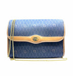 CHRISTIAN DIOR Black & Brown Crossbody