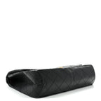 Aged Calfskin Quilted 2.55 Reissue 227 Flap Black