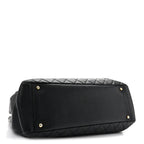 Caviar Quilted XL Grand Shopping Tote GST Black