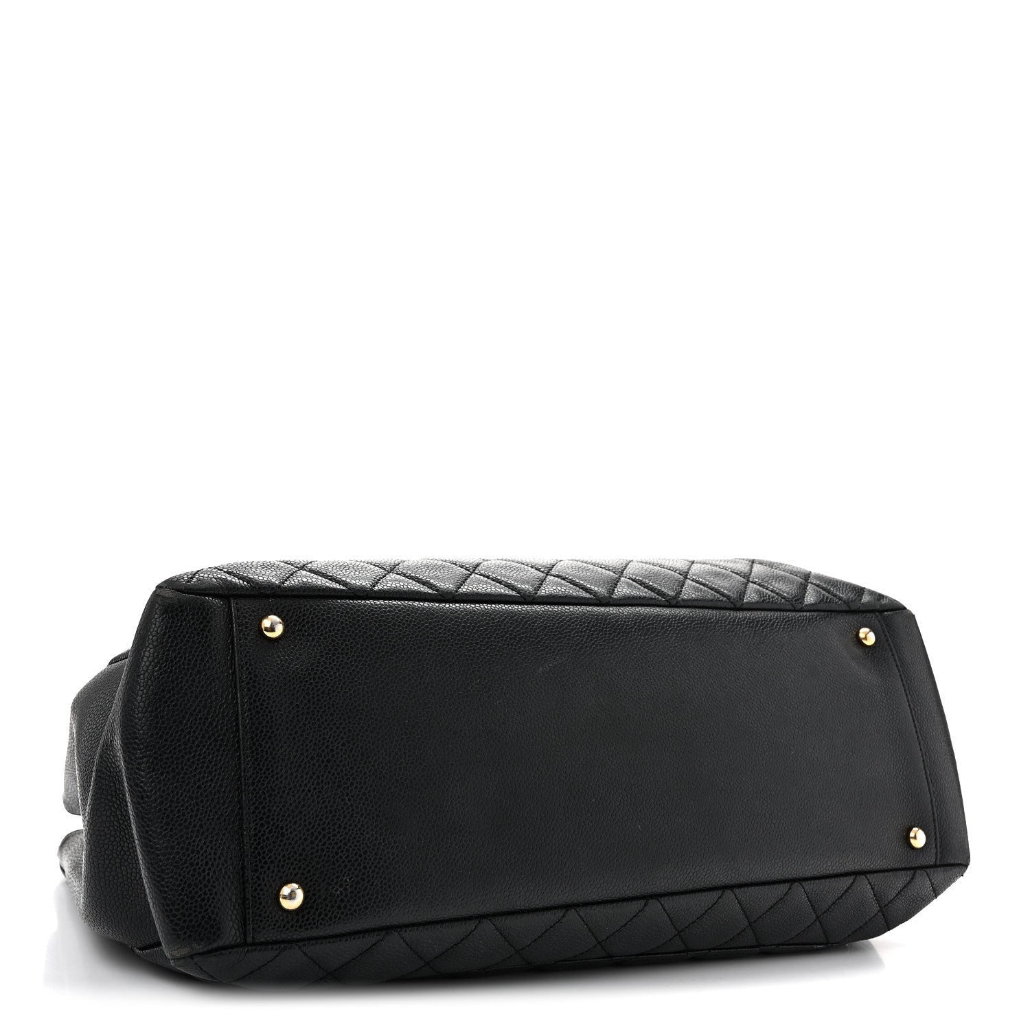Caviar Quilted XL Grand Shopping Tote GST Black