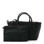Nappa Intrecciato Mini Cabat Black