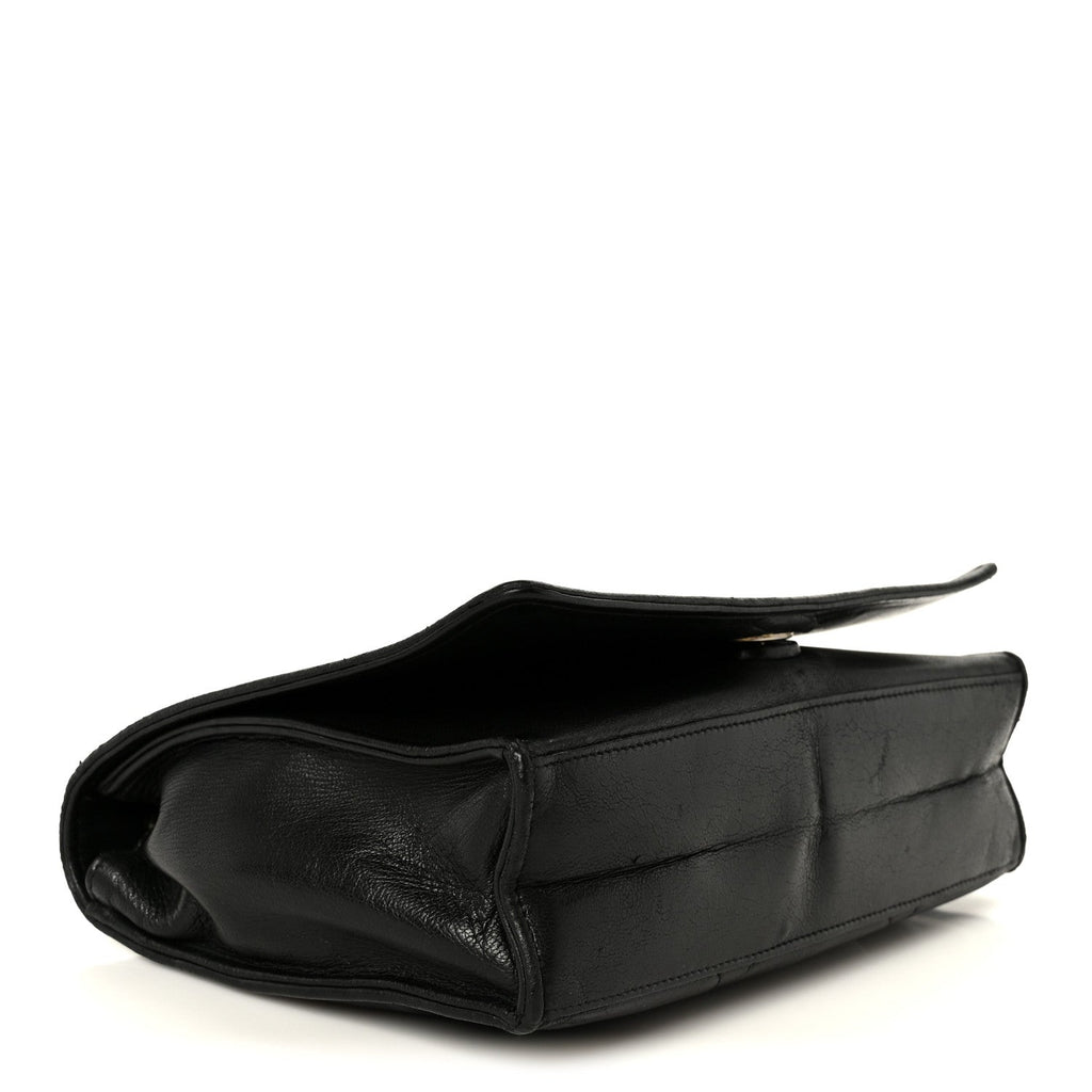 Lambskin Quilted Diamond CC Flap Black