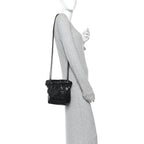 Shiny Calfskin Quilted Mini Chanel 22 So Black