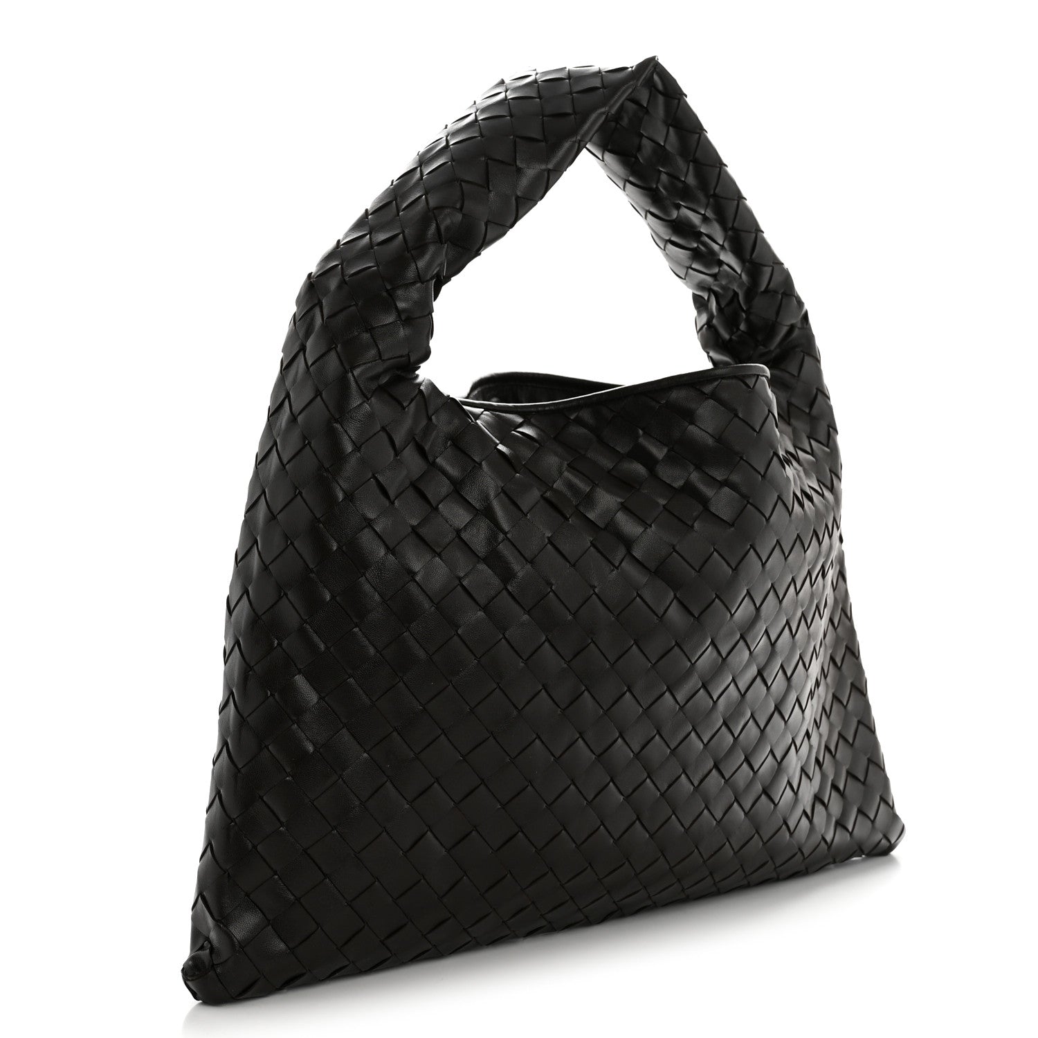 Calfskin Intrecciato Small Hop Fondant
