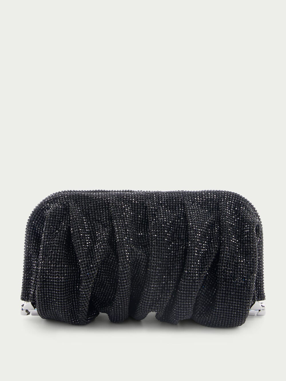 Venus La Grande Black crystal clutch