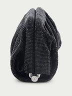 Venus La Grande Black crystal clutch