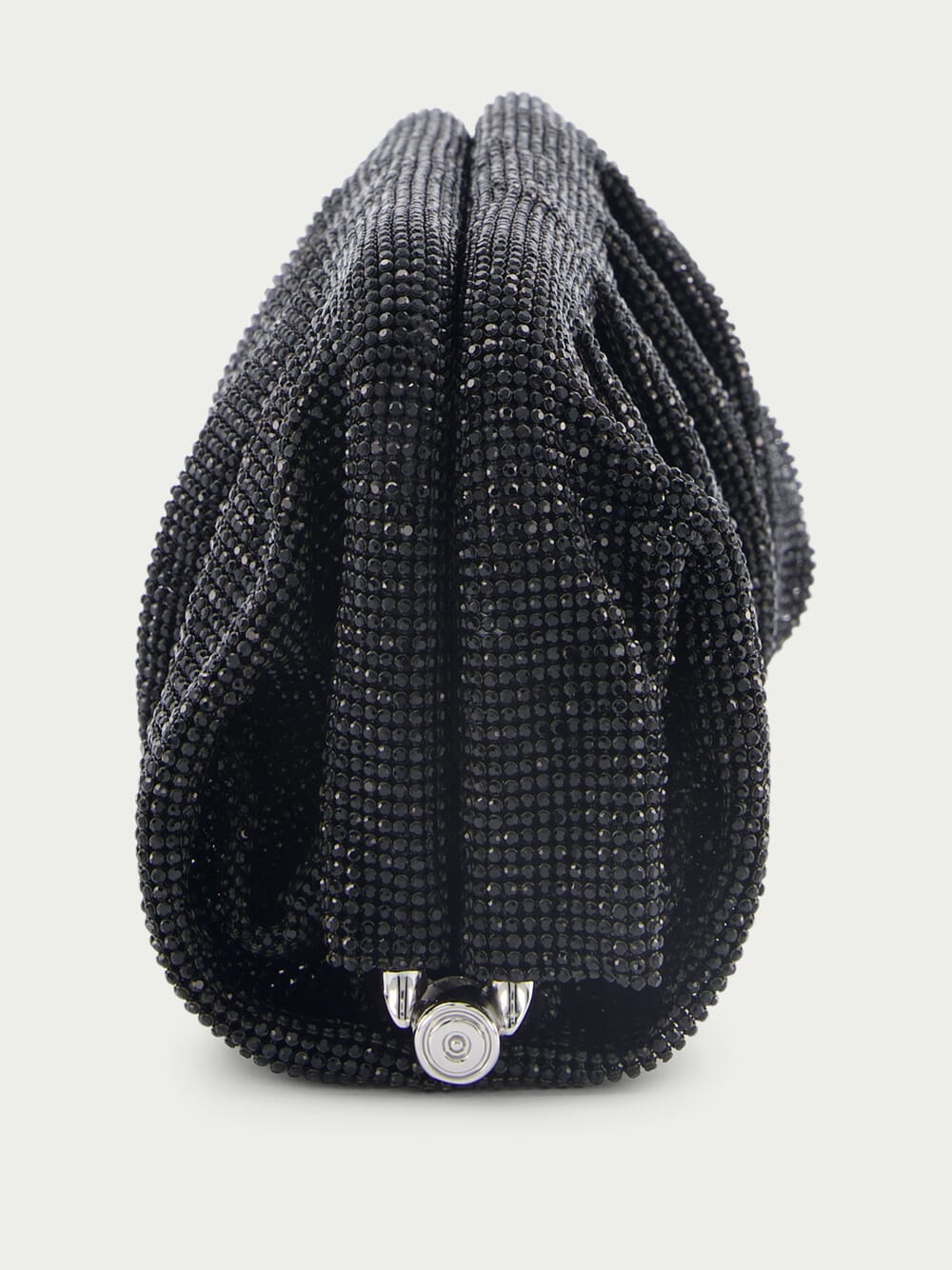 Venus La Grande Black crystal clutch