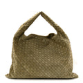 Suede Intrecciato Large Hop Mud