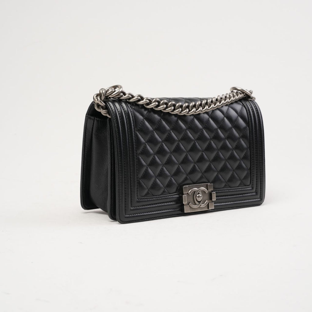Chanel Medium Le Boy Bag Lamb Black 2020