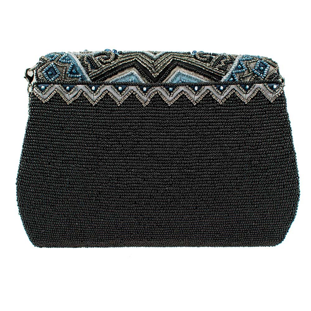 Mary Frances Blue Zone Multi Blue Zone Crossbody Handbag New