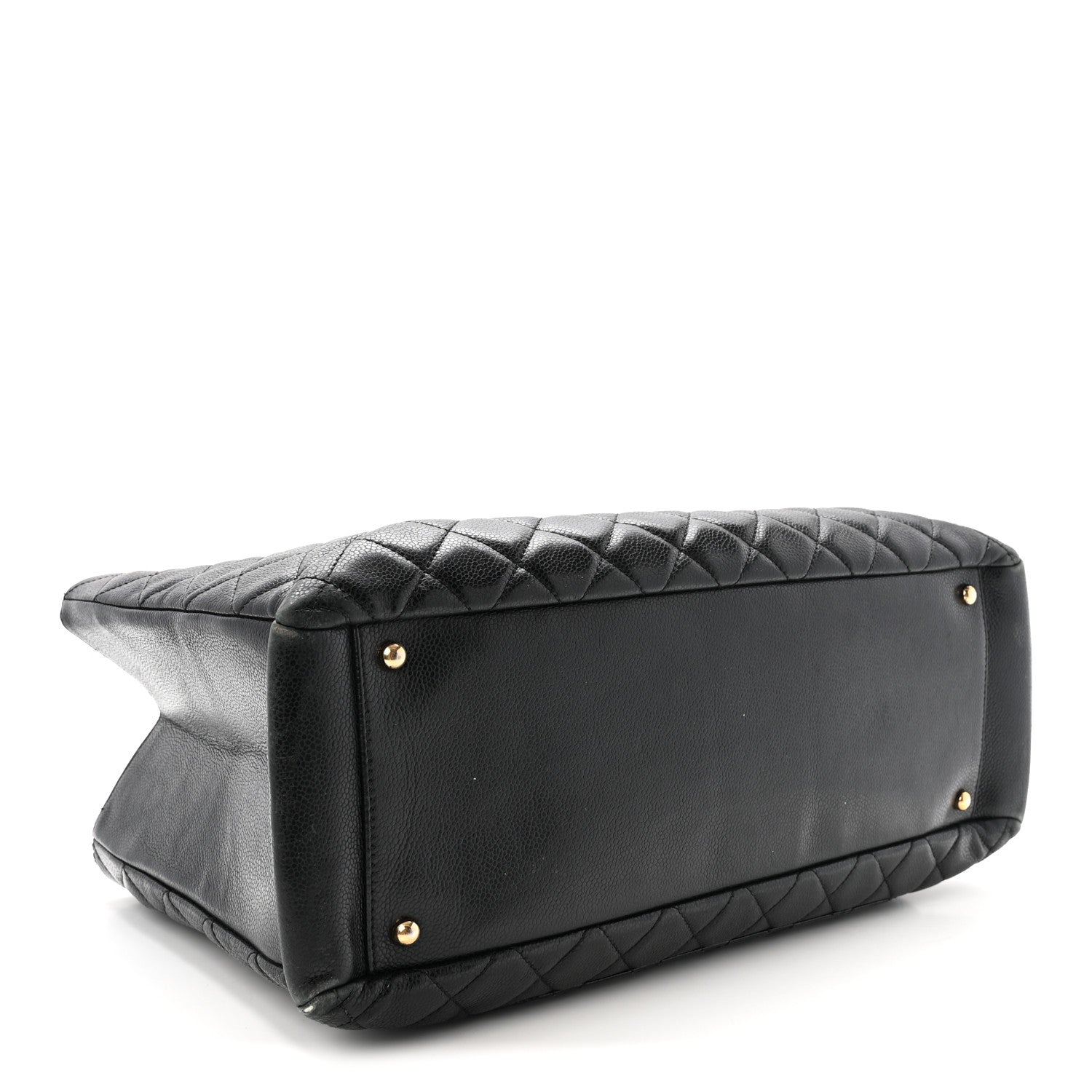Caviar Quilted XL Grand Shopping Tote GST Black