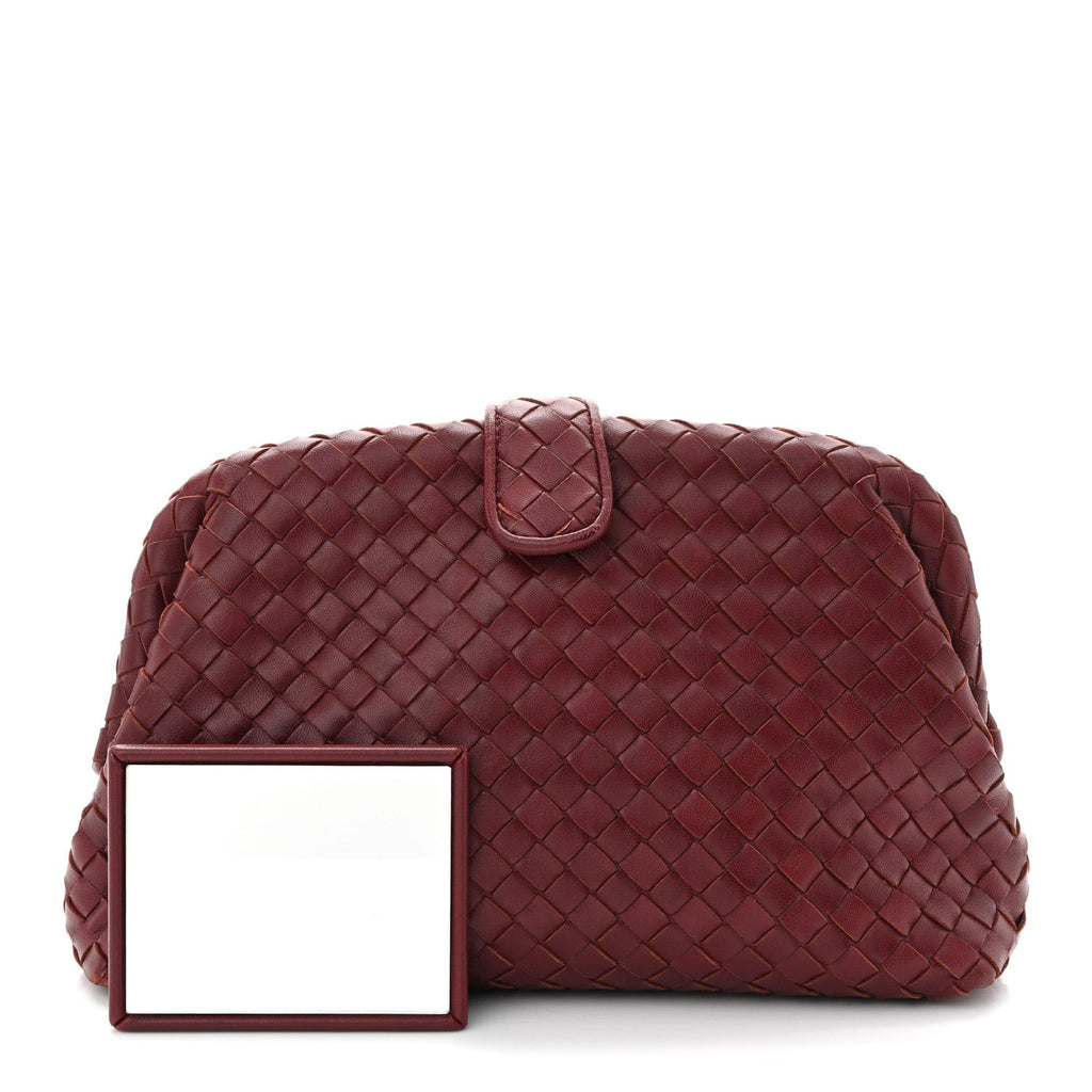 Nappa Intrecciato The Lauren 1980 Clutch Gigolo Red