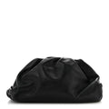 Smooth Butter Calf The Pouch Oversized Clutch Black
