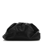 Smooth Butter Calf The Pouch Oversized Clutch Black