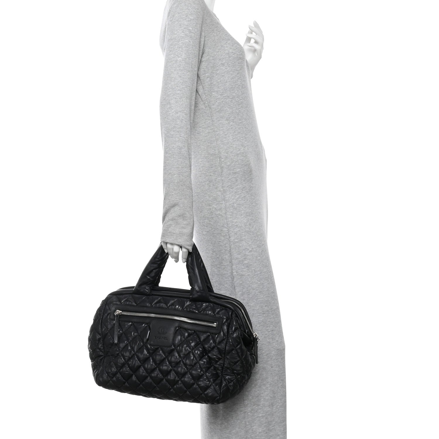 Nylon Coco Cocoon Bowler Black