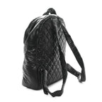Nylon Quilted Coco Cocoon Backpack Black
