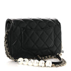 Lambskin Quilted Small My Precious Flap Black