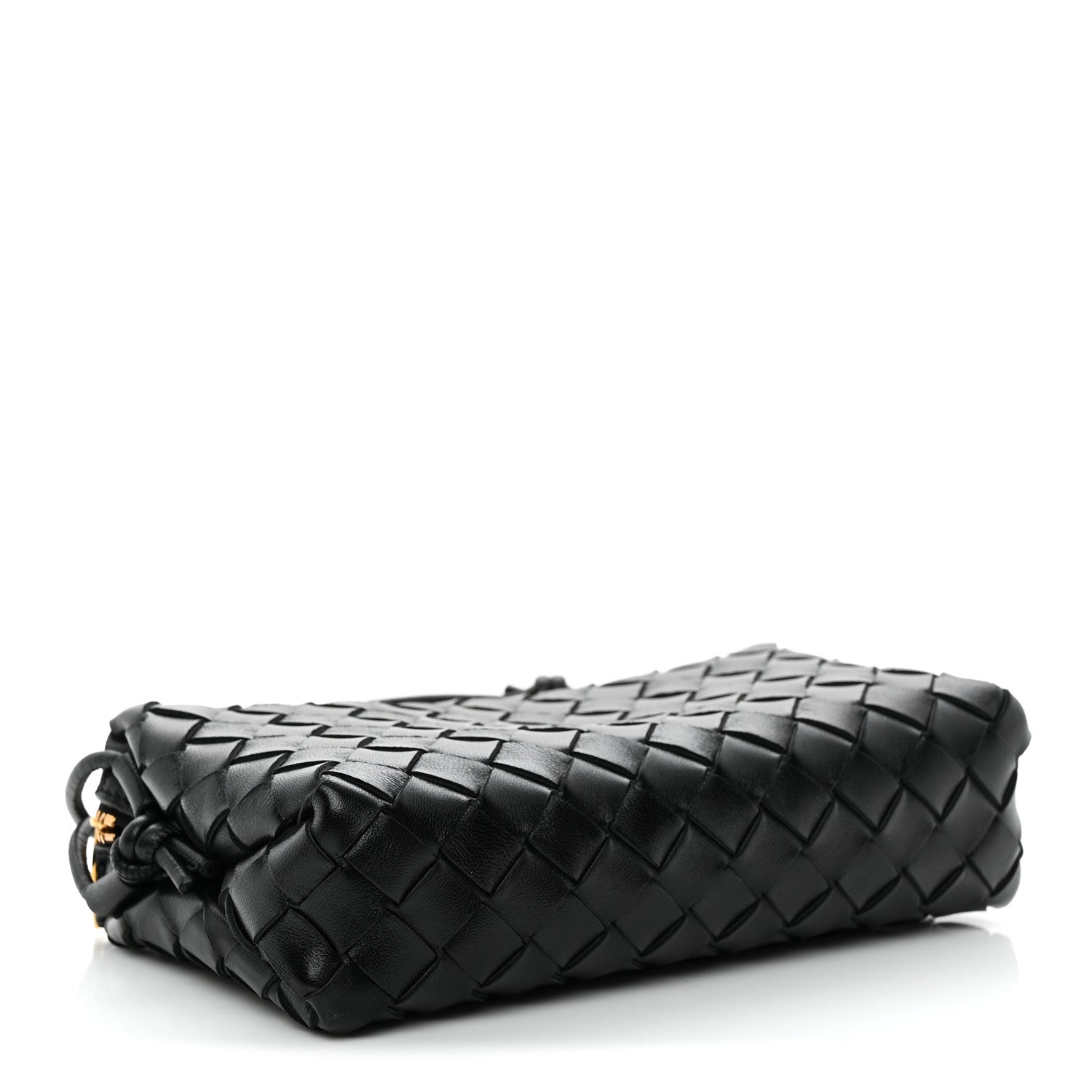 Nappa Intrecciato Mini Loop Camera Bag Black