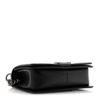 Lambskin Quilted Medium Boy Flap Black