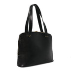 Caviar Large CC Shoulder Bag Black