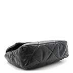 Goatskin Quilted Large Chanel 19 Flap Black
