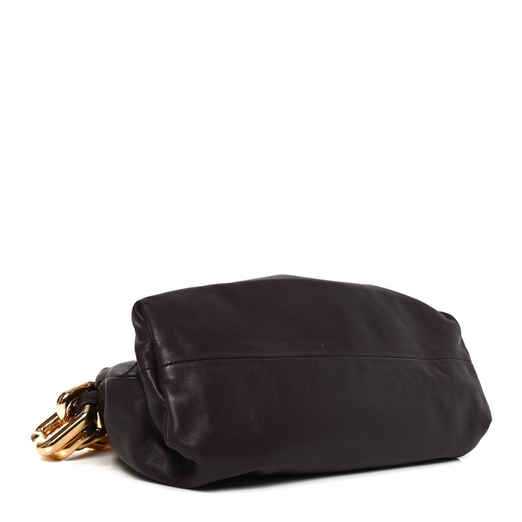 Calfskin The Pouch Chain Grape
