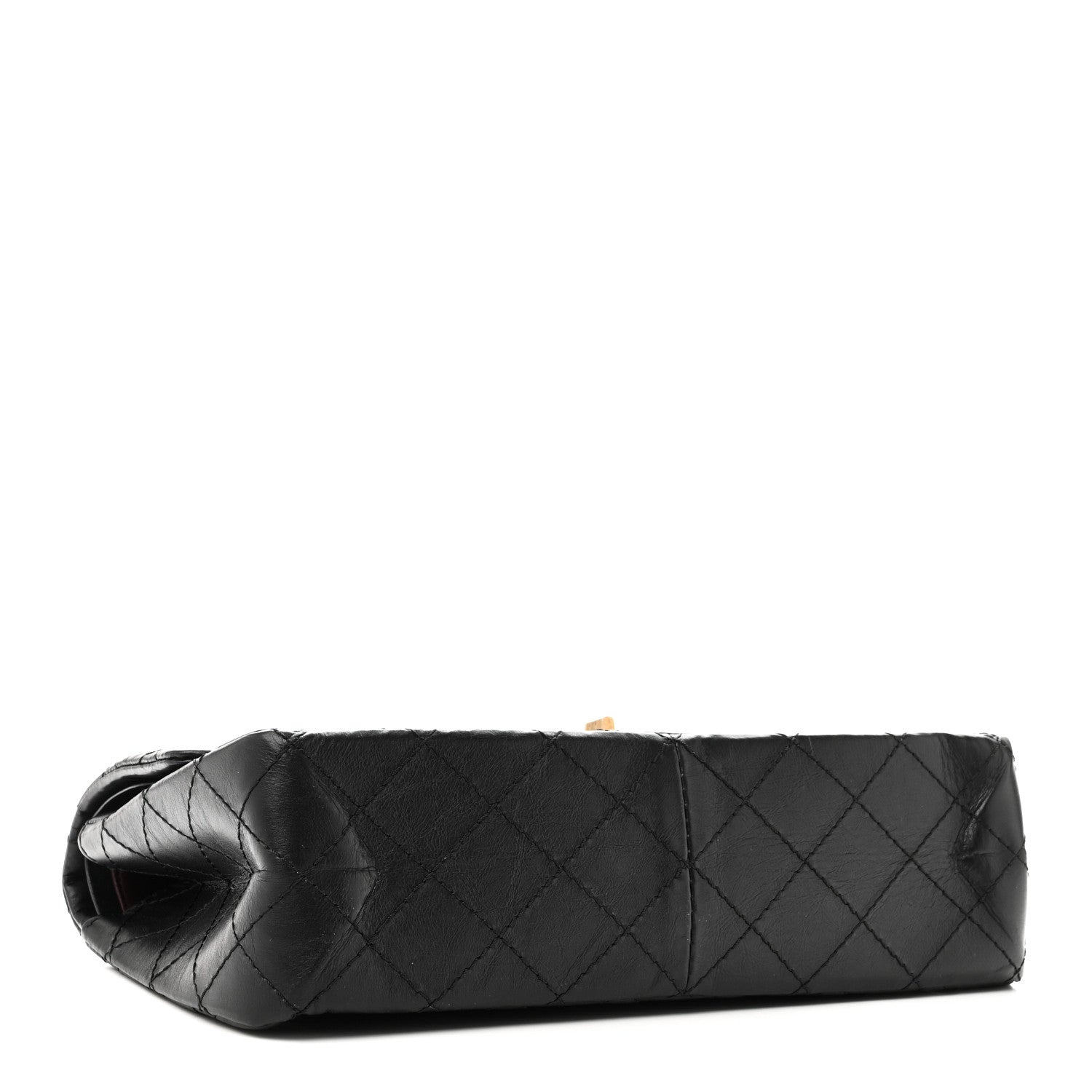 Aged Calfskin Quilted 2.55 Reissue 226 Flap Black