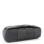 Nylon Intrecciato Padded Tech Cassette Bag Dark Grey