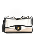 Lambskin PVC Medium Sand By The Sea Flap Black