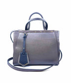FENDI Taupe Leather Solid Handbag