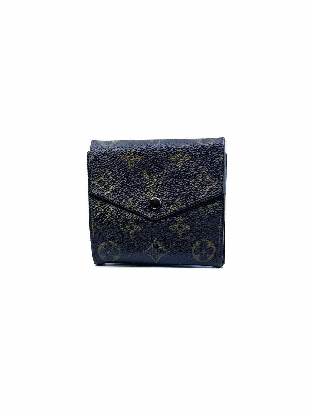 LOUIS VUITTON Brown Coated canvas Monogram Wallet