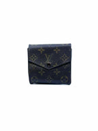 LOUIS VUITTON Brown Coated canvas Monogram Wallet