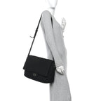 Easy Tweed Jumbo Reissue Messenger Flap Black